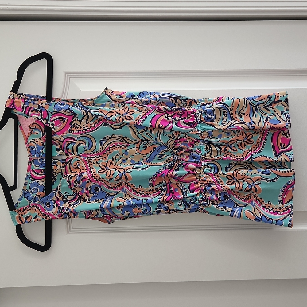 Lilly Pulitzer Silk Peplum Top
